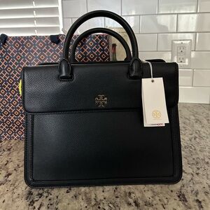 Tory Burch Black Leather Handbag